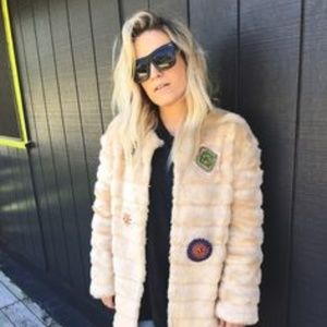 Endless Rose (Ascot+Hart) Pink Faux Fur Jacket 💕